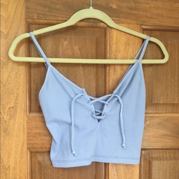Blue Pacs Sun crop top - Picture 2 of 2